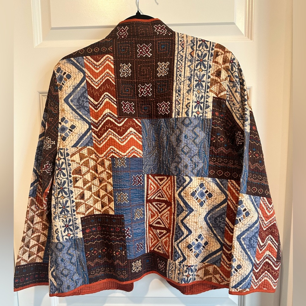 Alfred Dunner Women’s Size 14P Patchwork Quilted Jacket – EUC - Picture 2 of 3